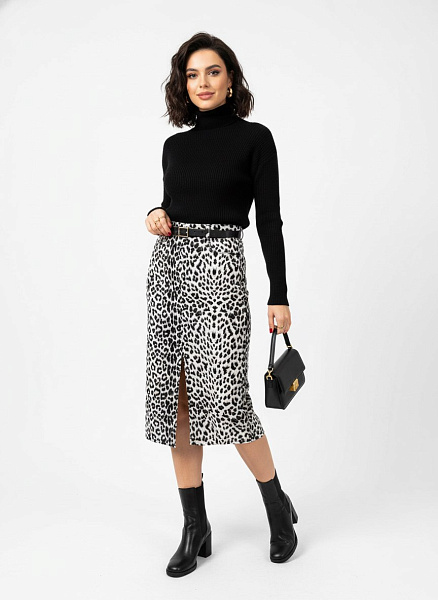 Юбка карандаш миди с разрезом 72461251\25