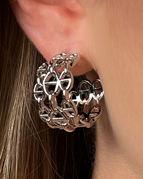 Серьги   (гипоаллергенный сплав) 72445807\448