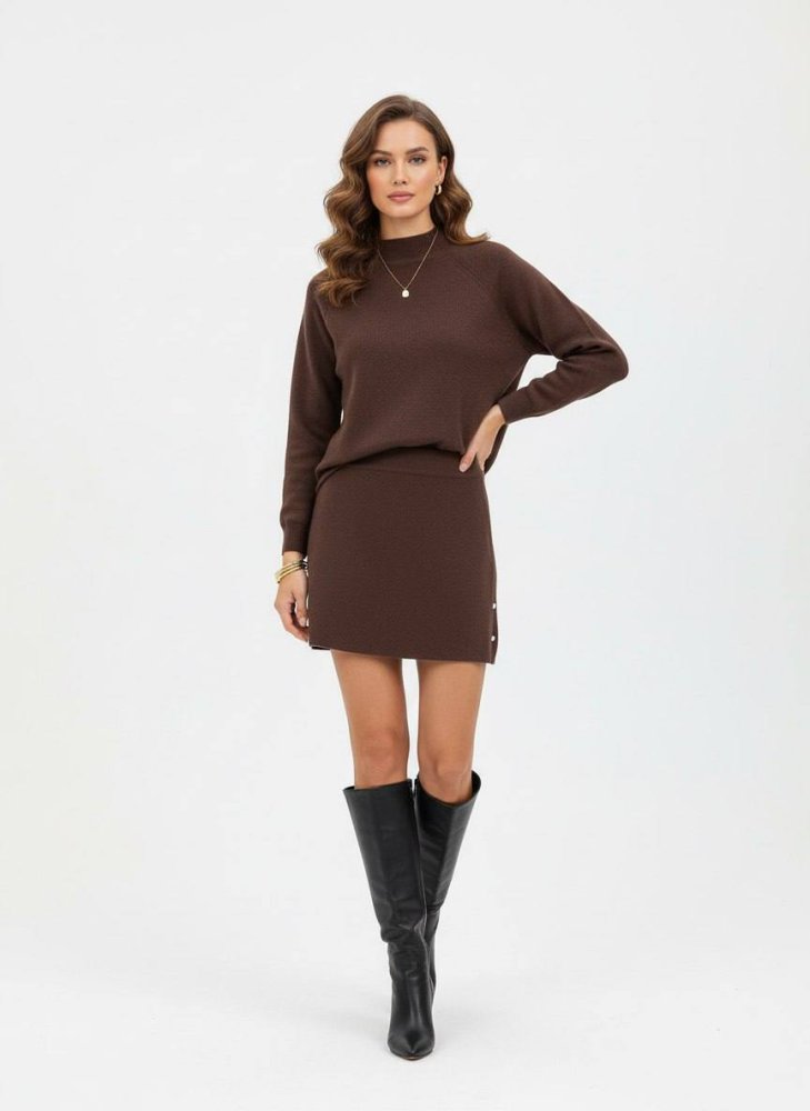 Костюм трикотажный с юбкой 72461062\41