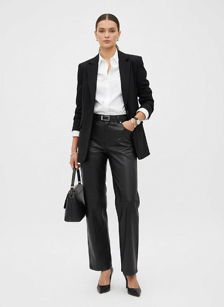 Брюки (искусственная кожа) 72460975\15