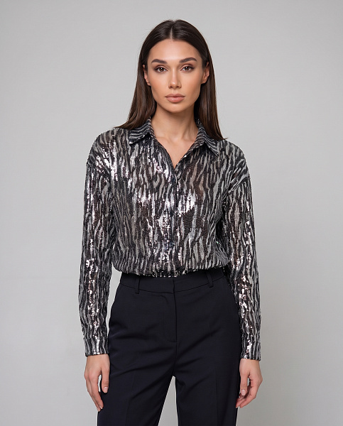 Рубашка с пайетками SHOPDAANNA 72458372\448