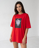 Футболка с принтом SHOPDAANNA 72463389\17