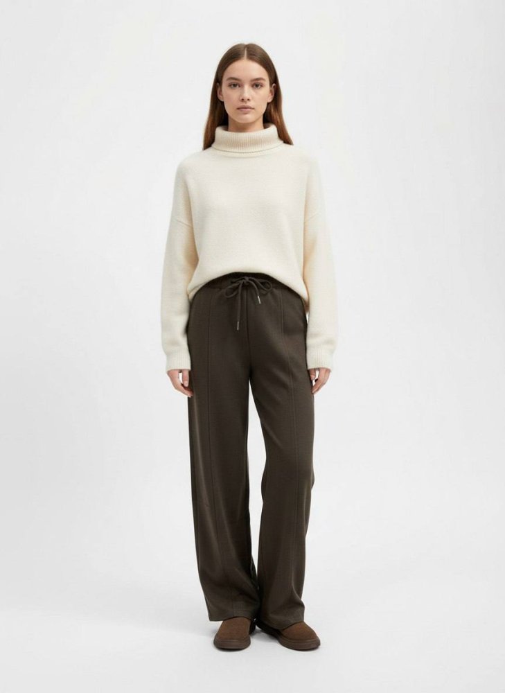 Брюки прямого кроя на кулиске 72460992\434