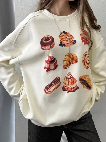 Свитшот с принтом 72460229\751