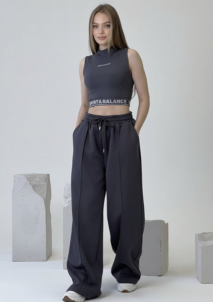 Брюки прямые утепленные 72460505\1008