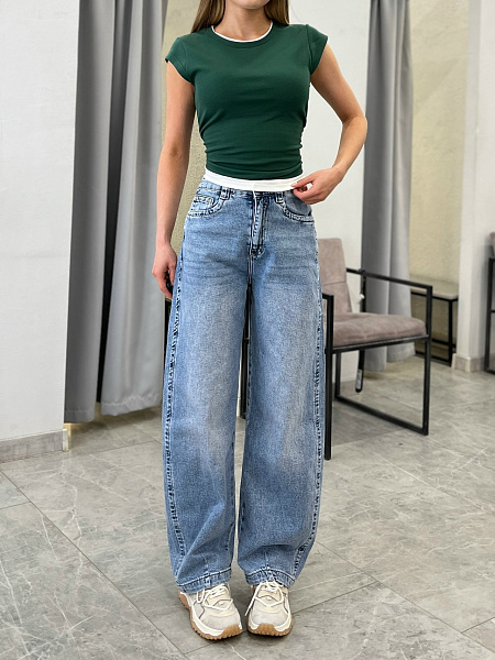 Джинсы багги 72462489\20