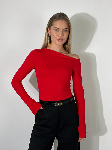 Лонгслив SHOPDAANNA на одно плечо 72457396\17