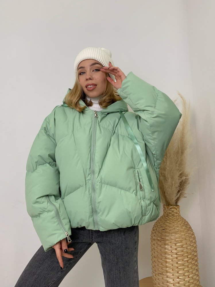 Куртка зефирка oversizе (демисезонная) 72421847\442