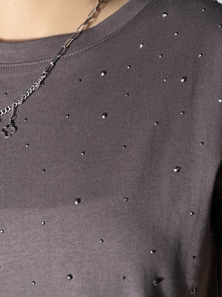 Футболка со стразами 72458467\1008