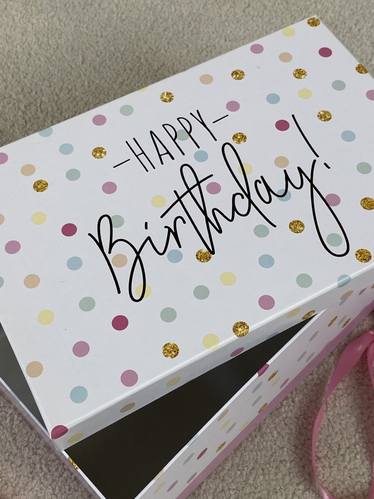 Подарочная коробка "Happy Birthday" 26 × 17 × 10,5 см 72451497\25