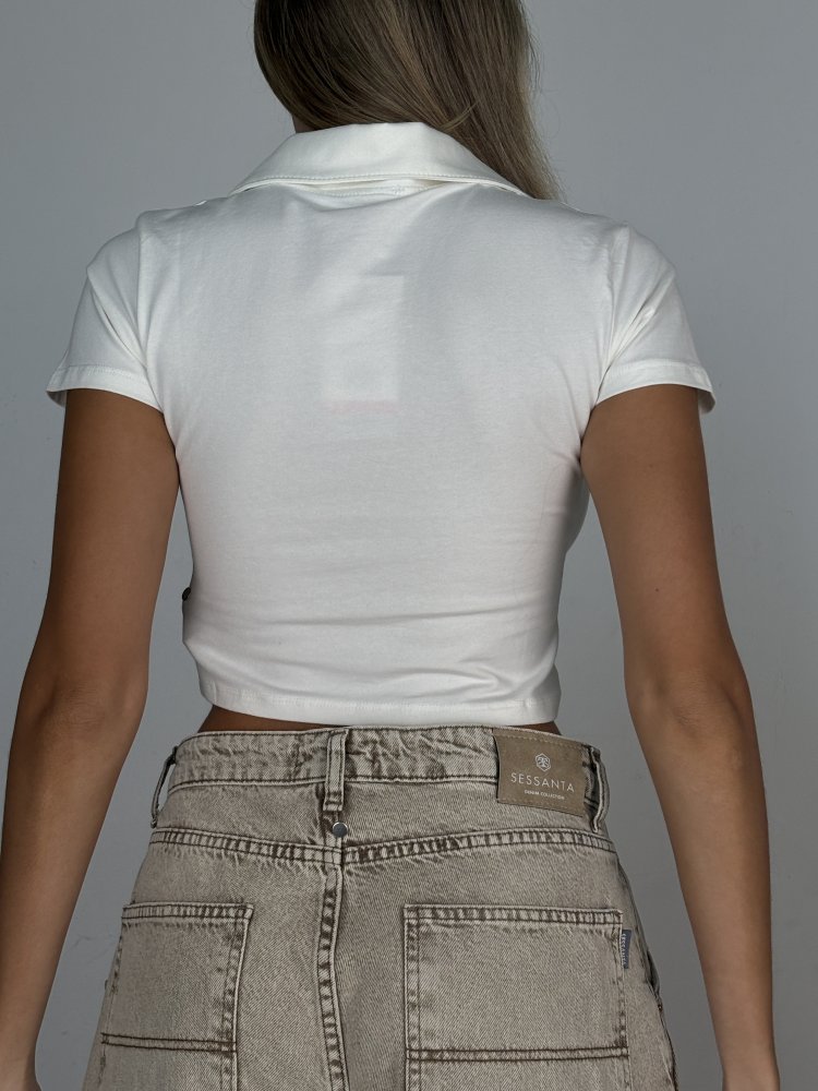 Футболка поло укороченная Турция 72454770\25