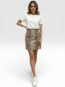 Юбка из искусственной кожи под рептилию 72461243\19