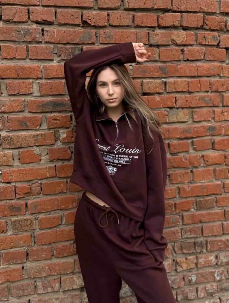 Костюм спортивный с брюками прямого кроя 72460343\41