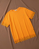 Футболка с кружевом 72461877\56