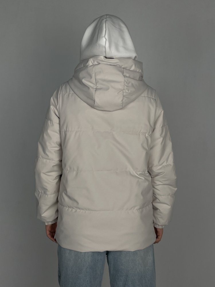 Куртка стеганая с капюшоном (демисезонная) 72455102\25