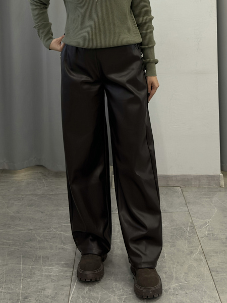 Брюки (искусственная кожа) 72463839\1013