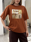 Футболка с принтом 72462711\1048