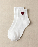 Носки с сердечками короткие 72438629\753