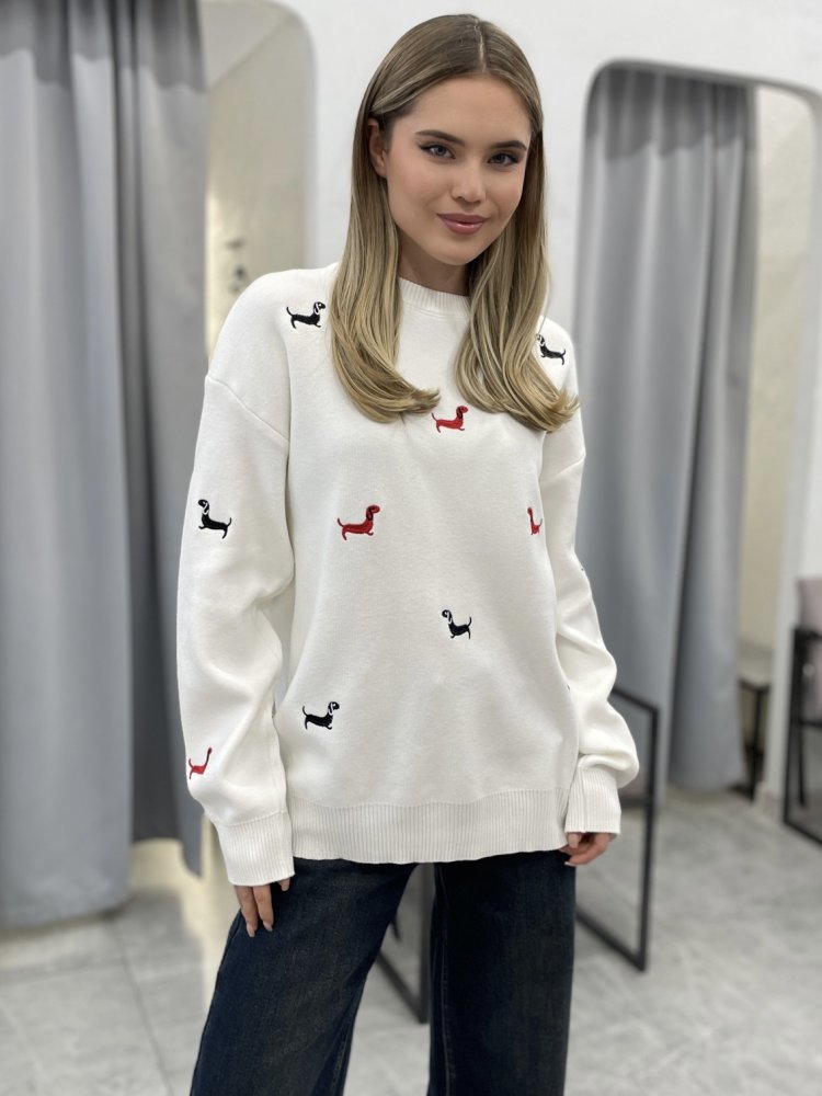 Джемпер с принтом 72460972\751