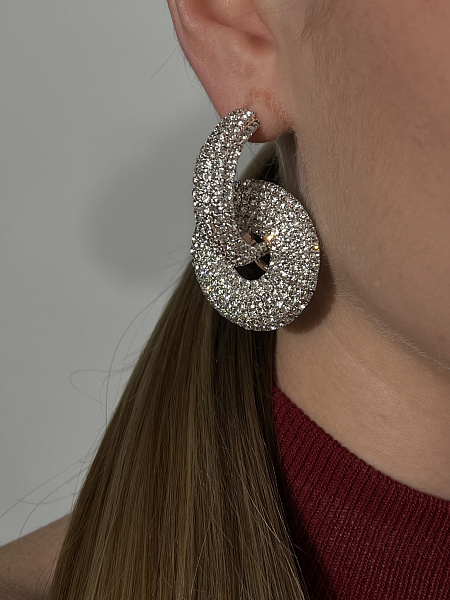 Серьги со стразами 72459812\448