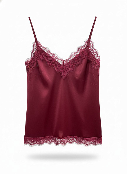 Топ с кружевом 72461285\1025
