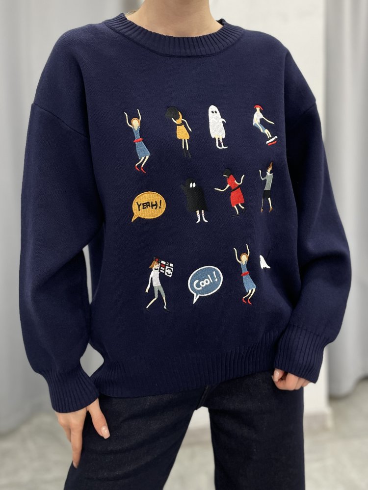 Джемпер с принтом 72460781\13