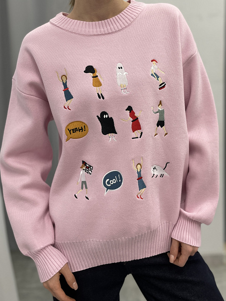 Джемпер с принтом 72460781\447