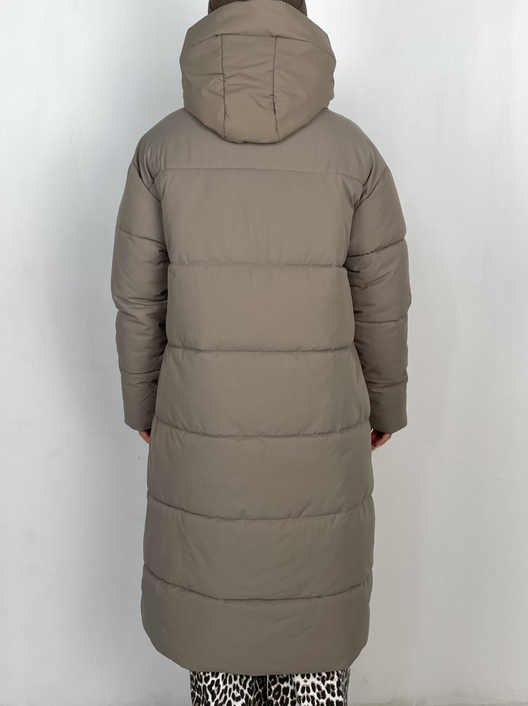 Пуховик удлиненный с капюшоном (зима) 72455725\19