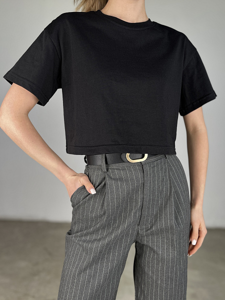 Футболка укороченная SHOPDAANNA 72459682\15