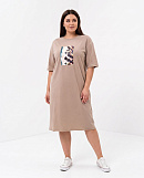 Платье - футболка с принтом SHOPDAANNA 72463566\323