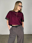 Футболка с сеткой SHOPDAANNA 72459678\1012