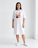 Платье - футболка с принтом SHOPDAANNA 72463569\25