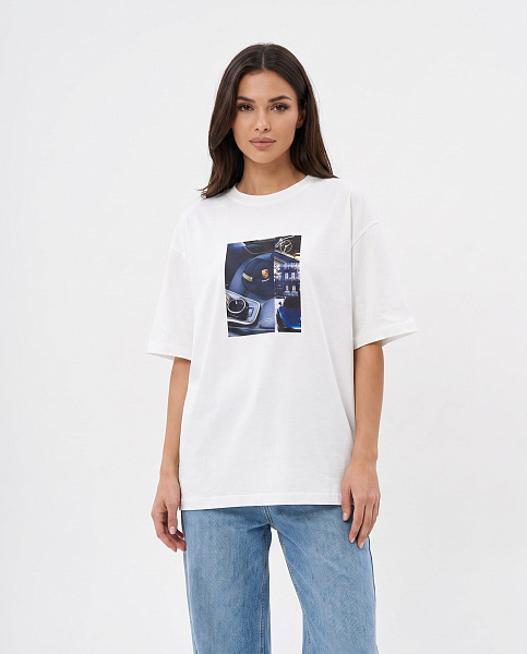 Футболка с принтом SHOPDAANNA 72463396\751