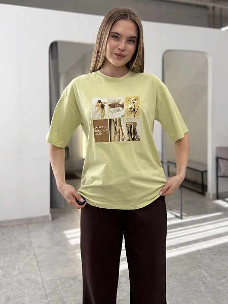 Футболка с принтом 72462711\805