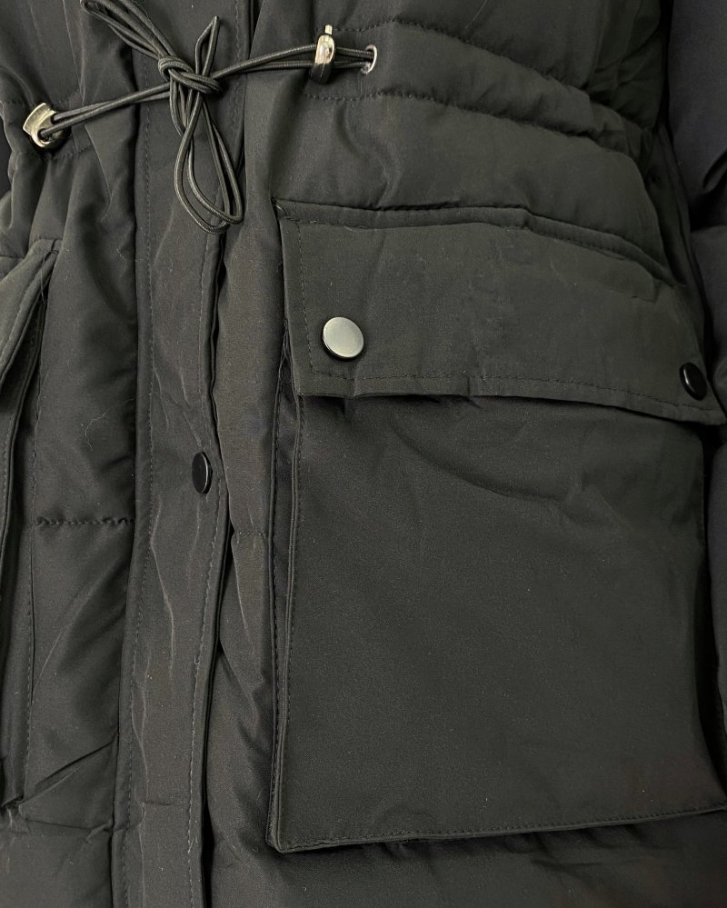 Куртка удлиненная с капюшоном (зима) 72430204\15