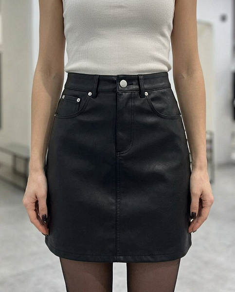 Юбка (искусственная кожа) 72460564\15