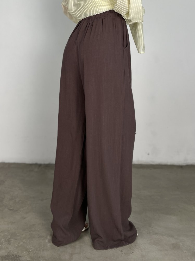 Брюки прямого кроя (лён) 72460031\41