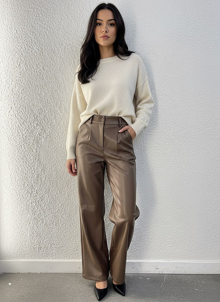 Брюки (искусственная кожа) 72460866\1013