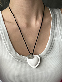 Подвеска-шнурок с сердцем 72459694\25