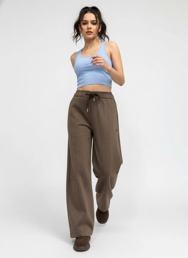 Брюки прямого кроя на кулиске 72460992\323