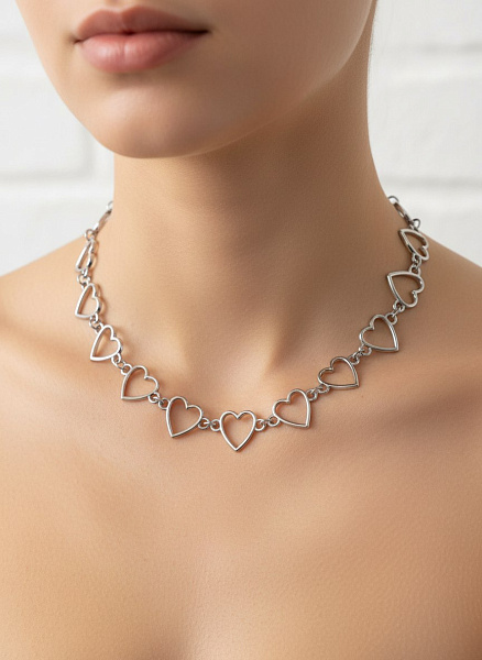 Цепочка в сердце 72461521\448