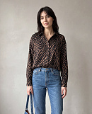 Рубашка SHOPDAANNA с анималистичным принтом 72456120\98