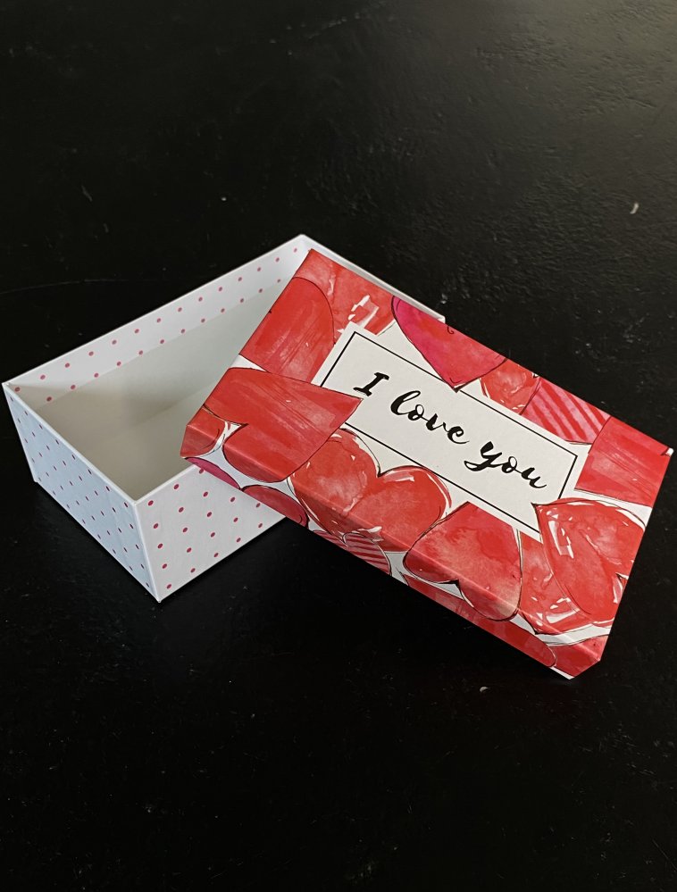 Подарочная коробка "I love you" 15 х 9.5 х 5.5 см 72451522\58