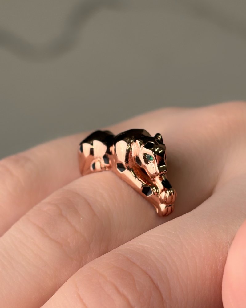 Кольцо леопард Exclusive 72453859\718