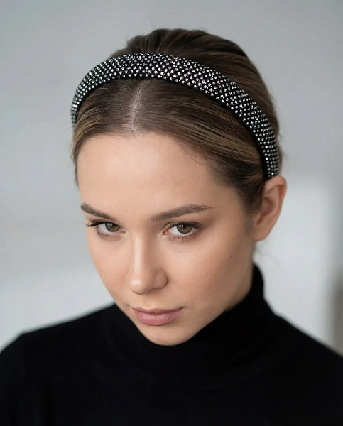Ободок для волос со стразами 72458688\15