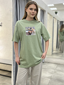 Футболка с принтом SHOPDAANNA 72462871\805