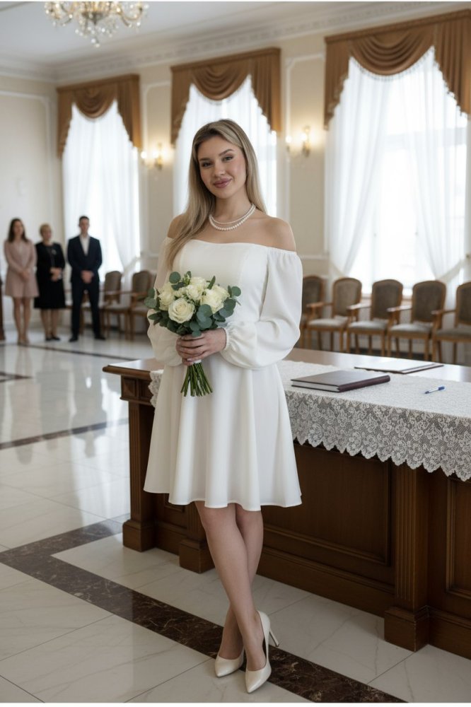 Платье с открытыми плечами SHOPDAANNA 72459018\25