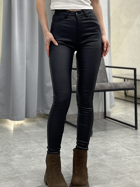 Джинсы с пропиткой под кожу 72460803\15