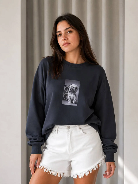 Свитшот с принтом SHOPDAANNA 72463081\1258