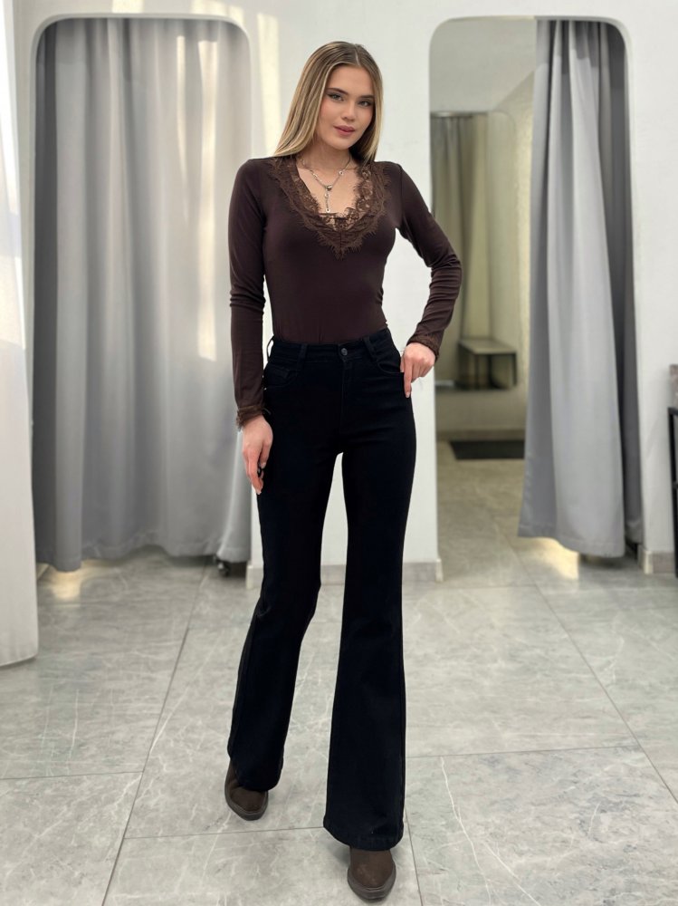 Джинсы клёш (стрейч) 72461828\15